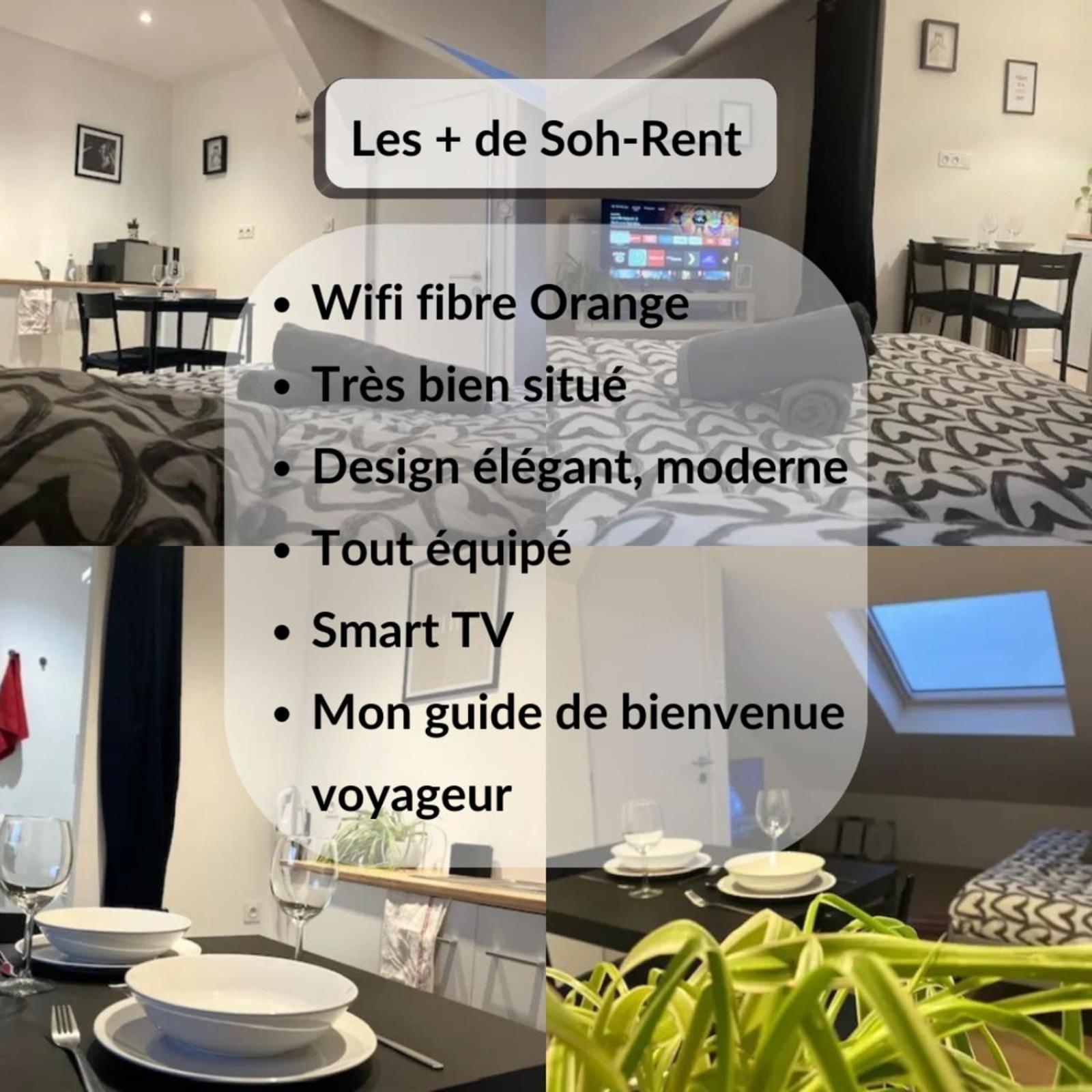 Soh Rent 2 Tv- Wifi Proche Gare